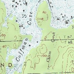 Coffman Cove Seaplane Base, Alaska [Petersburg A-3 USGS Topographic Map